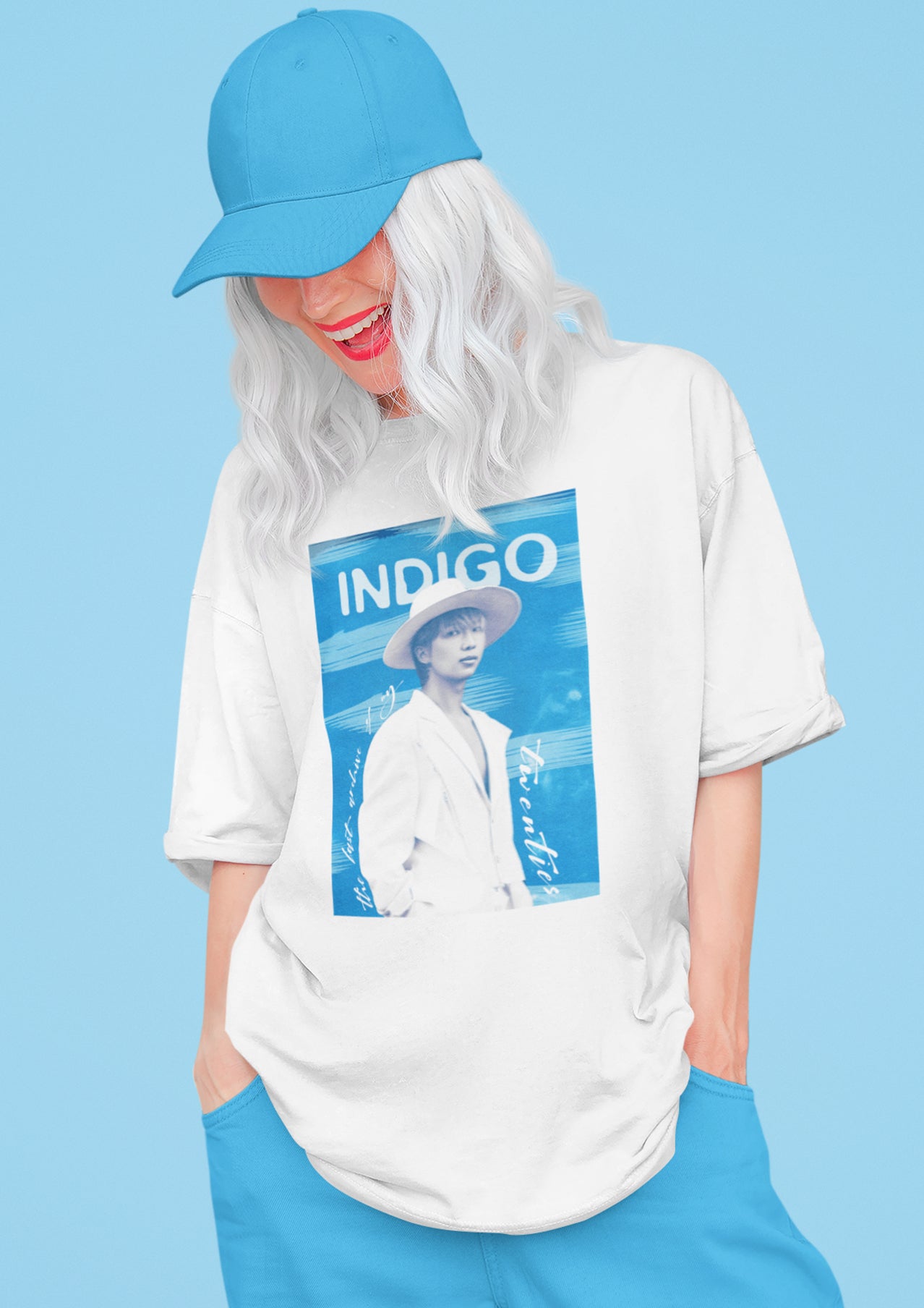 Rm Indigo 1 Oversized Unisex Tshirt