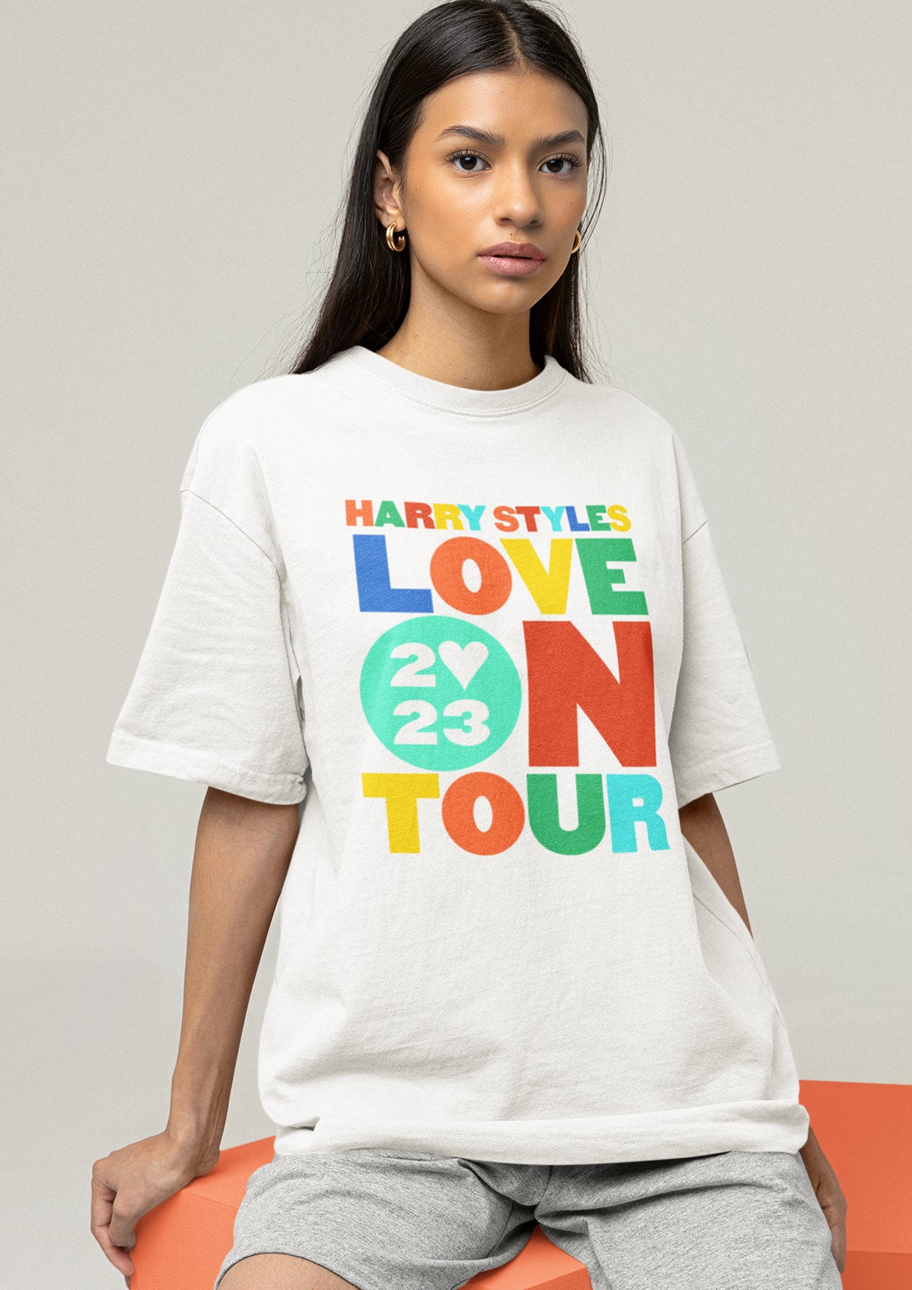 Harry Styles Tour Logo Oversized Tshirt