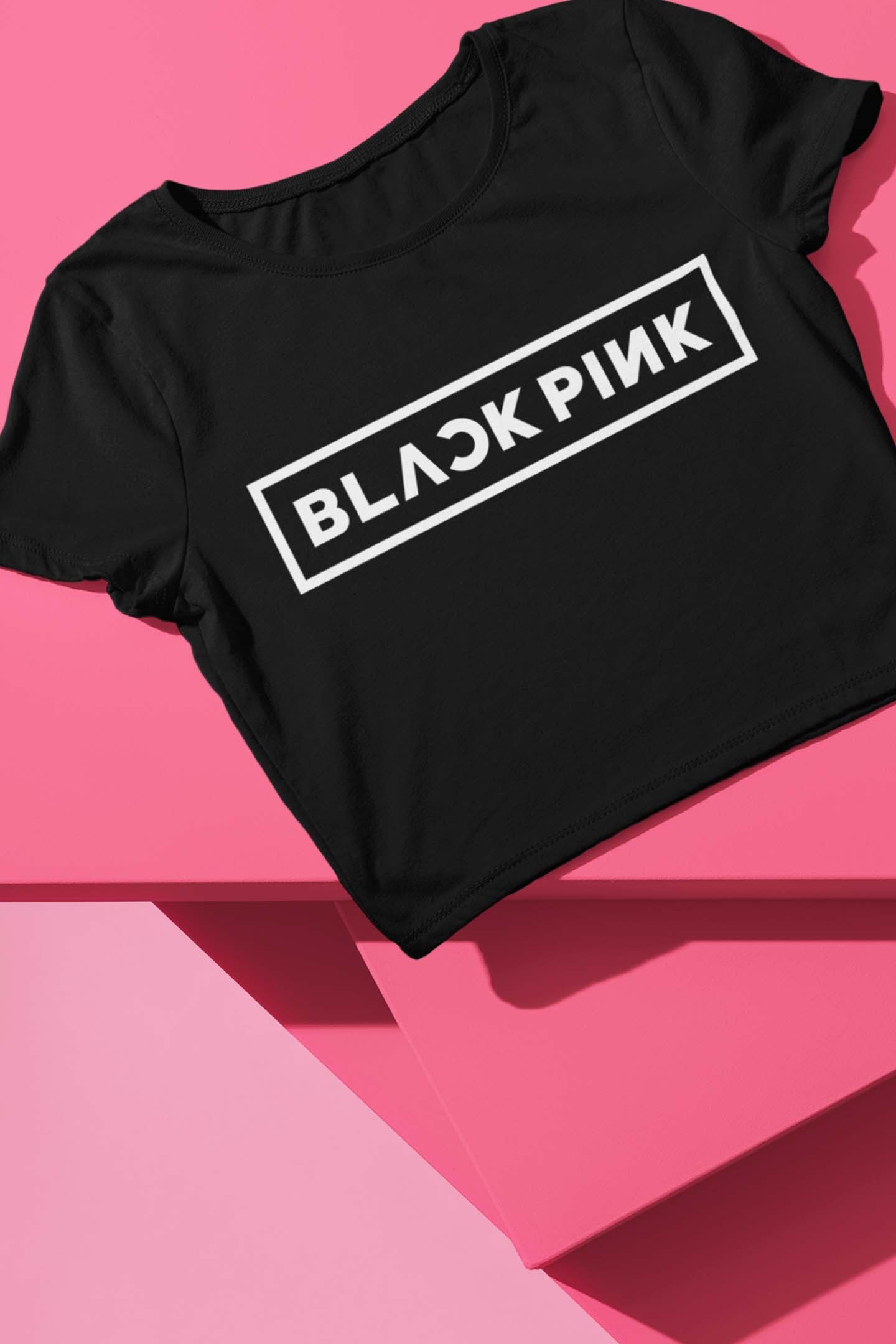 BLACKPINK Crop Top L Black